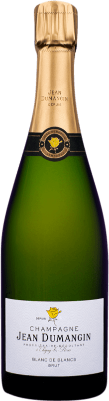 Envoi gratuit | Vin Mousseux Blanc Jean Dumangin Blanc de Blancs Terroir Brut Réserve A.O.C. Champagne France Chardonnay 75 cl