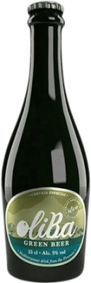 Spedizione Gratuita | Birra Oliba Green Praga Spagna Bottiglietta Terzo 33 cl