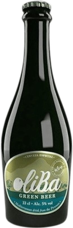 Spedizione Gratuita | Birra Oliba Green Praga Spagna Bottiglietta Terzo 33 cl Spedizione Gratuita | Birra Oliba Green Praga Spagna Bottiglietta Terzo 33 cl