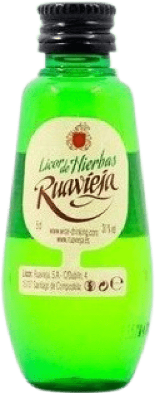 3,95 € Бесплатная доставка | Травяной ликер Ruavieja миниатюрная бутылка 5 cl