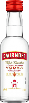 1,95 € | Vodka Smirnoff Federação Russa Garrafinha Miniatura 5 cl