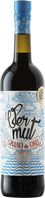 Envío gratis | Vermut SyS Cantueso Rojo Grano de Oro Etiqueta Azul Comunidad Valenciana España 75 cl