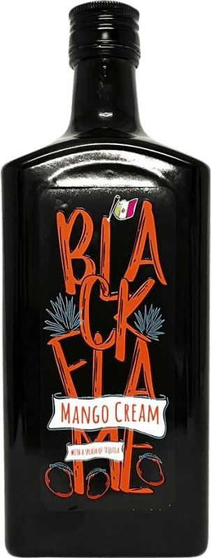 Free Shipping | Liqueur Cream SyS Black Flame Mango Tequila Valencian Community Spain 70 cl