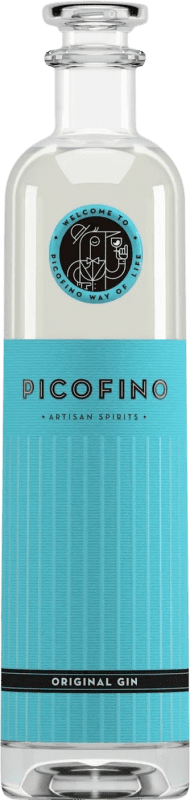 Kostenloser Versand | Gin Patito Ruso Picofino Original Gin Fürstentum Asturien Spanien 70 cl