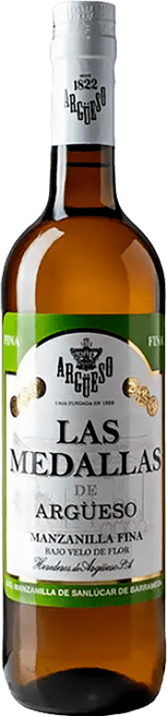 Free Shipping | Fortified wine Argüeso Manzanilla D.O. Manzanilla-Sanlúcar de Barrameda Andalusia Spain Palomino Fino 75 cl