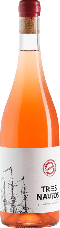 14,95 € Envio grátis | Vinho rosé Barco del Corneta Tres Navíos Clarete D.O. Cigales