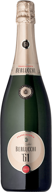 Envio grátis | Espumante Branco Berlucchi 61 Brut — Bruto D.O.C.G. Franciacorta Itália Pinot Noir, Chardonnay 75 cl