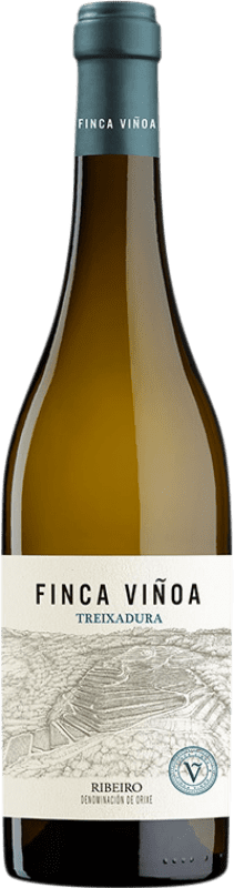 Envoi gratuit | Vin blanc Pazo Casanova Finca Viñoa D.O. Ribeiro Galice Espagne Godello, Loureiro, Treixadura, Albariño 75 cl