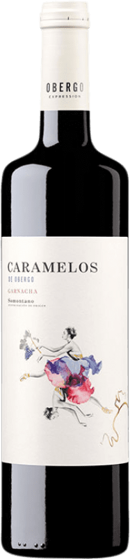 Free Shipping | Red wine Obergo Caramelos D.O. Somontano Catalonia Spain Grenache 75 cl