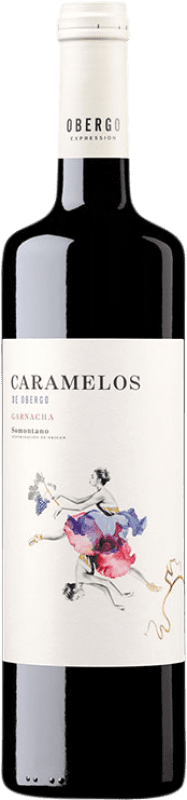 Envoi gratuit | Vin Rouge Obergo Caramelos D.O. Somontano Catalogne Espagne Garnacha — Grenache 75 cl