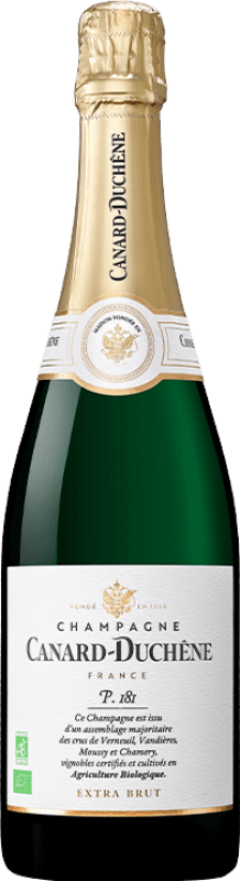 69,95 € Spedizione Gratuita | Spumante Bianco Canard Duchêne P181 Extra Brut Cuvée A.O.C. Champagne