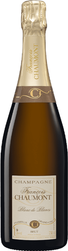 Envio grátis | Espumante branco François Chaumont Blanc de Blancs Millésimé A.O.C. Champagne Champagne França Chardonnay 75 cl