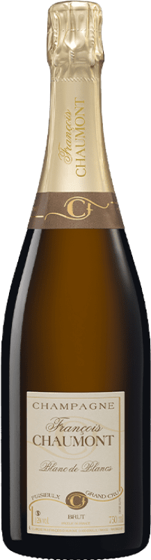 Kostenloser Versand | Weißer Sekt François Chaumont Millésimé, Blanc de Blancs A.O.C. Champagne Champagner Frankreich Chardonnay 75 cl