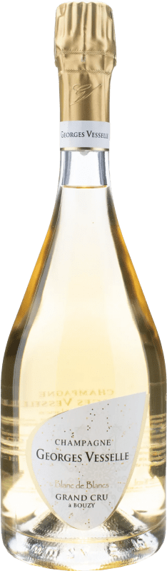 86,95 € Бесплатная доставка | Белое игристое вино Georges Vesselle Extra Brut — Экстра Брют Grand Cru, Blanc de Blancs A.O.C. Champagne