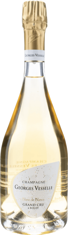 Envoi gratuit | Blanc mousseux Georges Vesselle Grand Cru Blanc de Blancs Extra- Brut A.O.C. Champagne Champagne France Chardonnay 75 cl