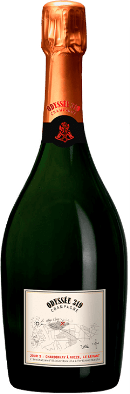 Бесплатная доставка | Белое игристое Odyssée 319 Le Levant A.O.C. Champagne шампанское Франция Chardonnay 75 cl