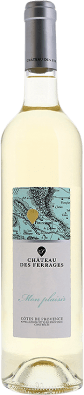 19,95 € Envio grátis | Vinho branco Château des Ferrages Mon Plaisir Sainte Victoire Blanco A.O.C. Côtes de Provence