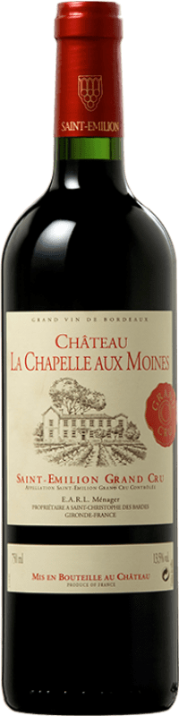32,95 € Free Shipping | Red wine Château La Chapelle aux Moines A.O.C. Saint-Émilion Grand Cru