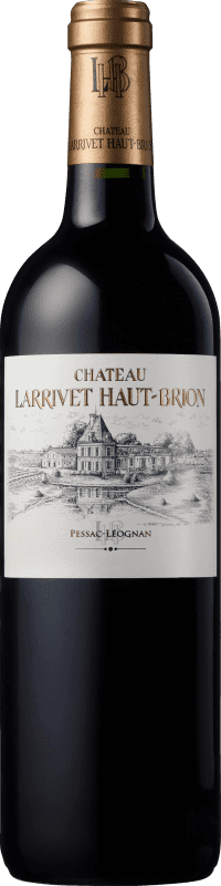 Free Shipping | Red Wine Château Larrivet Haut Brion A.O.C. Pessac-Léognan France Merlot, Cabernet Sauvignon, Cabernet Franc 75 cl