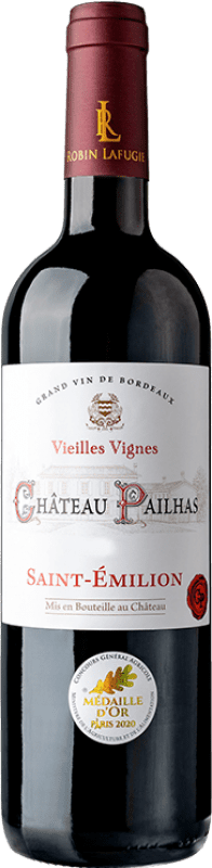 Free Shipping | Red Wine Robin Lafugie VV Vieilles Vignes — Old Vines A.O.C. Saint-Émilion France Merlot, Cabernet Franc 75 cl