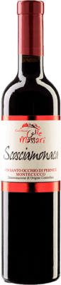 Бесплатная доставка | Сладкое вино ColleMassari Scosciamonica Vin Santo Occhio di Pernice D.O.C. Montecucco Италия Sangiovese — Санджовезе, Aleático — Алеатико Средняя бутылка 50 cl