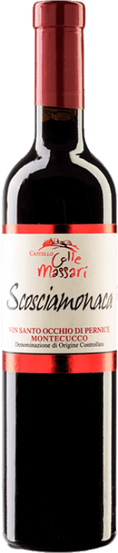 Spedizione Gratuita | Vino dolce ColleMassari Scosciamonica Vin Santo Occhio di Pernice D.O.C. Montecucco Italia Sangiovese, Aleático Bottiglia Medium 50 cl