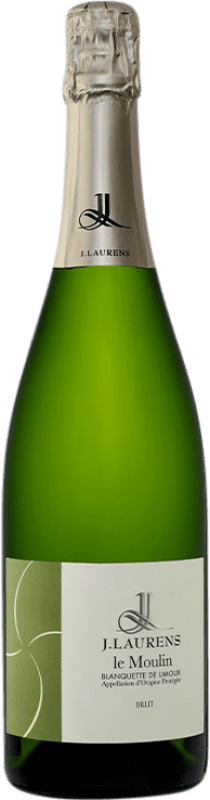 Бесплатная доставка | Белое игристое J. Laurens Le Moulin брют A.O.C. Blanquette de Limoux Франция Chardonnay, Mauzac 75 cl