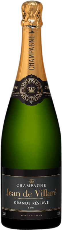 65,95 € Free Shipping | White sparkling Domaine Jean de Villaré Brut Grand Reserve A.O.C. Champagne