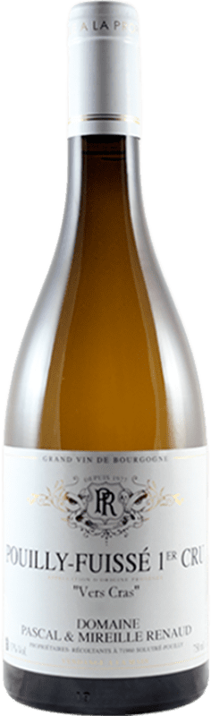 Бесплатная доставка | Белое вино Pascal & Mireille Renaud Vers Cras A.O.C. Pouilly-Fuissé Франция Chardonnay — Шардоне 75 cl