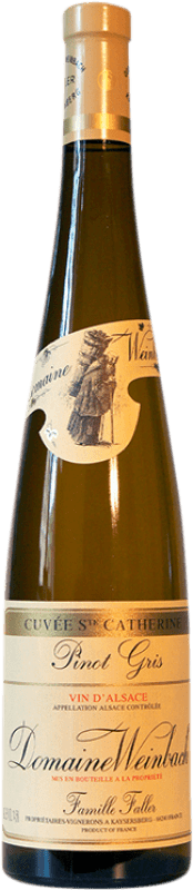 Бесплатная доставка | Белое вино Domaine Weinbach Cuvée Sainte Catherine A.O.C. Alsace Эльзас Франция Pinot Grey 75 cl