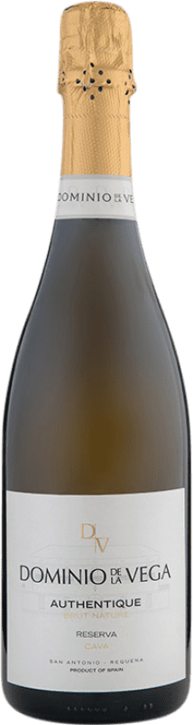 Envoi gratuit | Blanc mousseux Dominio de la Vega Authentique Brut Nature Réserve D.O. Cava Catalogne Espagne Macabeo, Xarel·lo 75 cl