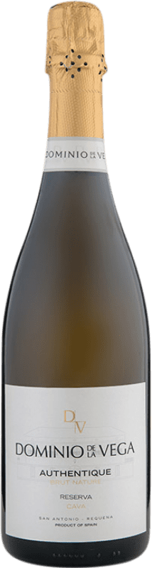12,95 € | Weißer Sekt Dominio de la Vega Authentique Brut Nature Reserve — Gereift D.O. Cava Katalonien Spanien Macabeo, Xarel·lo 75 cl