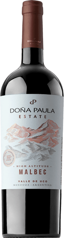 14,95 € | Rotwein Doña Paula. Estate I.G. Valle de Uco Uco-Tal Argentinien Malbec 75 cl