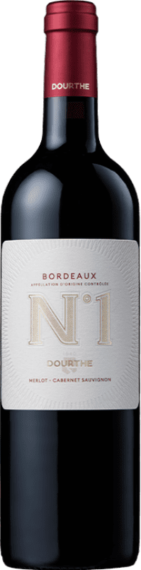 送料無料 | 赤ワイン Dourthe Nº 1 Rouge A.O.C. Bordeaux ボルドー フランス Merlot, Cabernet Sauvignon 75 cl