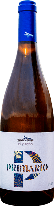 Бесплатная доставка | Белое вино El Piraña Primario Испания Palomino Fino, Muscat 75 cl