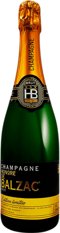 56,95 € Бесплатная доставка | Белое игристое вино G.H. Martel Honoré de Balzac Edition Limitée брют A.O.C. Champagne