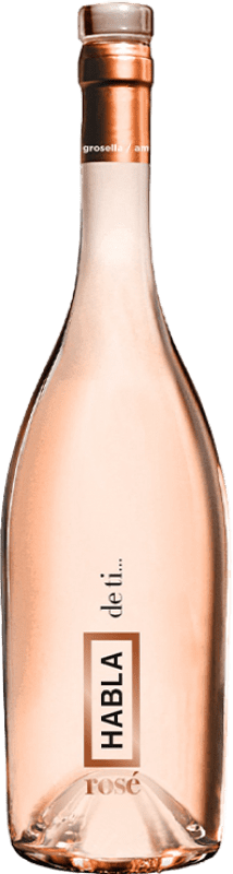 免费送货 | 玫瑰酒 Habla De ti Rosé 年轻的 I.G.P. Vino de la Tierra de Extremadura 埃斯特雷马杜拉 西班牙 Syrah, Grenache, Cinsault 75 cl