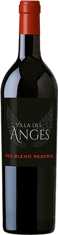 Envoi gratuit | Vin rouge Jeff Carrel Villa des Anges Red Blend Réserve I.G.P. Vin de Pays d'Oc France Merlot, Syrah, Cabernet Sauvignon 75 cl