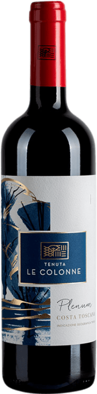 Бесплатная доставка | Красное вино Le Colonne Plenum I.G.T. Costa Toscana Тоскана Италия Merlot — Мерло, Syrah — Сира, Cabernet Sauvignon — Каберне Совиньон 75 cl