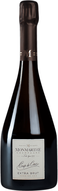 送料無料 | 白スパークリングワイン Monmarthe Coup de Coeur Premier Cru エキストラブラット A.O.C. Champagne シャンパン フランス Pinot Black, Chardonnay 75 cl