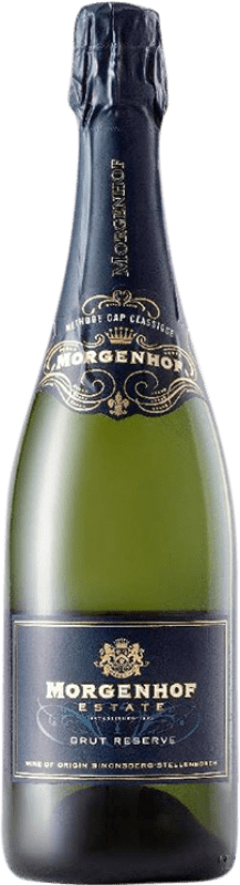 Envío gratis | Espumoso blanco Morgenhof Methode Cap Clasique Brut Reserva W.O. Swartland Sudáfrica Pinot Negro, Chardonnay 75 cl