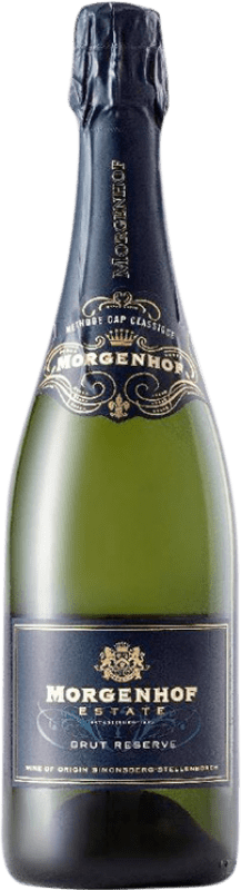 Kostenloser Versand | Weißer Sekt Morgenhof Brut — Herb Klassisch Reserve — Gereift W.O. Swartland Südafrika Pinot Noir — Spätburgunder, Chardonnay 75 cl