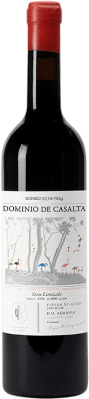 Бесплатная доставка | Красное вино Pepe Rodríguez de Vera Dominio de Casalta Tinto D.O. Almansa Испания Merlot, Syrah, Cabernet Sauvignon, Grenache Tintorera 75 cl