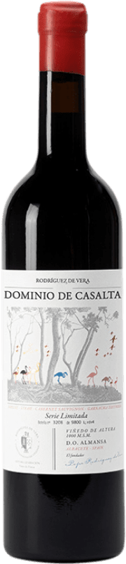 Free Shipping | Red wine Rodríguez de Vera Dominio de Casalta Tinto D.O. Almansa Spain Merlot, Syrah, Cabernet Sauvignon, Grenache Tintorera 75 cl