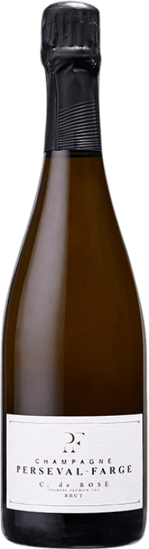 Бесплатная доставка | Розовое игристое вино Perseval Farge 1er Premier Cru, Rosé — Розе A.O.C. Champagne шампанское Франция Pinot Noir — Пино Нуар, Chardonnay — Шардоне, Pinot Meunier — Пино Менье 75 cl
