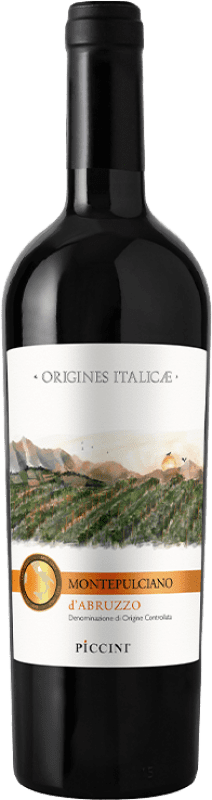 11,95 € Spedizione Gratuita | Vino rosso Piccini D.O.C. Montepulciano d'Abruzzo