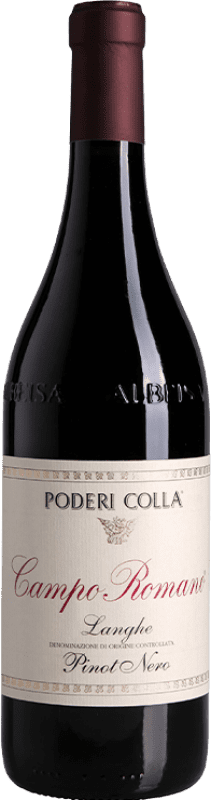 Kostenloser Versand | Rotwein Poderi Colla Campo Romano D.O.C. Langhe Italien Pinot Noir — Spätburgunder 75 cl
