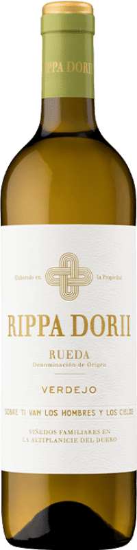 Envío gratis | Vino blanco Rippa Dorii D.O. Rueda Castilla y León España Verdejo 75 cl