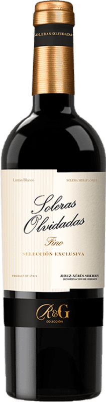 38,95 € Free Shipping | Fortified Wine Rolland & Galarreta Olvidadas Solera, Fino D.O. Jerez-Xérès-Sherry Medium Bottle 50 cl