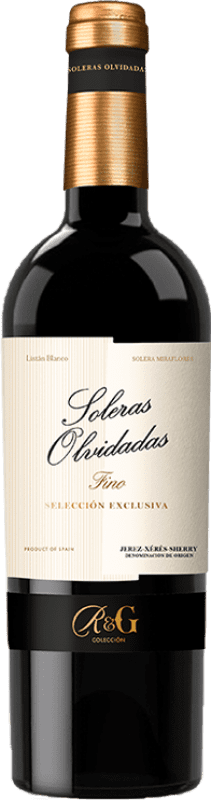 39,95 € Free Shipping | Fortified wine Rolland & Galarreta Soleras Olvidadas Fino D.O. Jerez-Xérès-Sherry Medium Bottle 50 cl